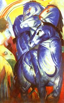 弗朗茨 馬尅 The Tower of Blue Horses 弗朗茨 馬尅 The Tower of Blue Horses